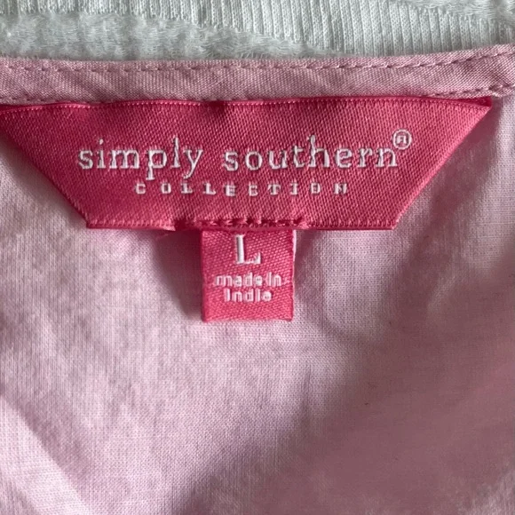 Simply Southern Pink Sleeveless Top - Size Large - Picture 10 of 11